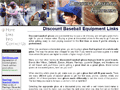 Discount Baseball Equipment